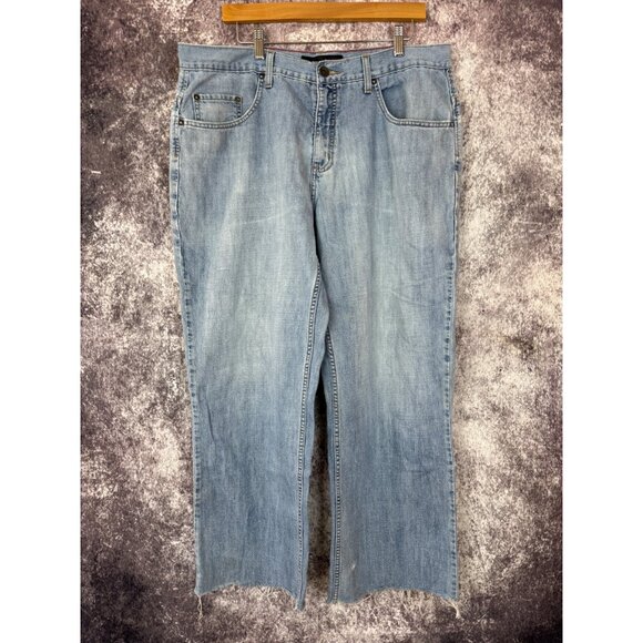 anchor blue Other - Anchor Blue Jeans Mens 36x34 Blue Y2K Beyond Baggy Loose Fit Wide Leg Distressed